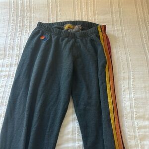 Aviator nation stripped sweatpants